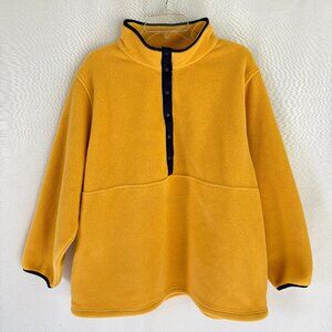 LL BEAN Womens 1/4 Snap Fleece Pullover Jacket